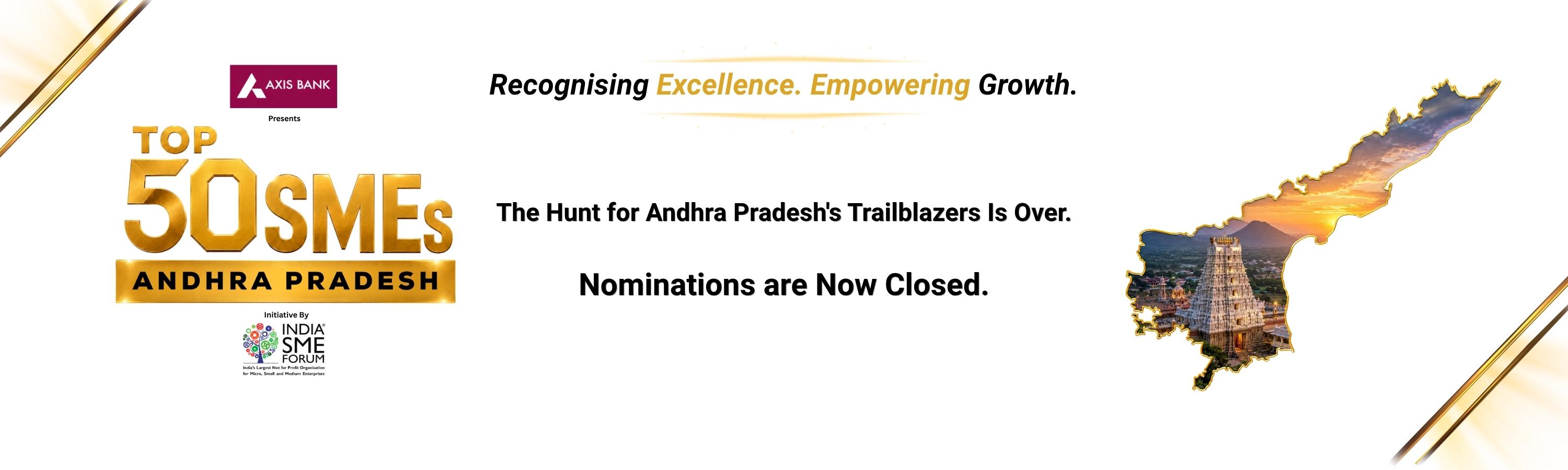 Top 50 SMEs State Awards — Andhra Pradesh banner