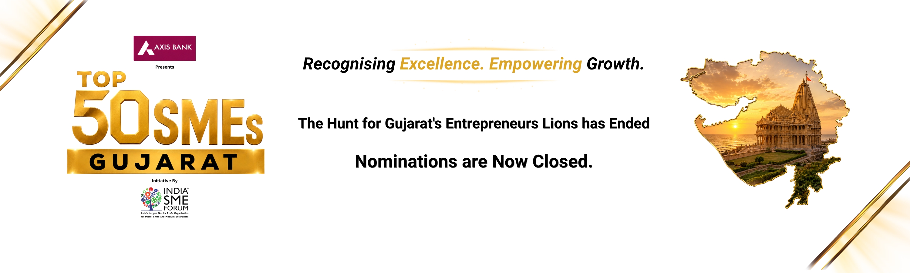 Top 50 SMEs State Awards — Gujarat banner